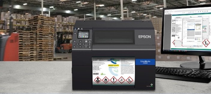 Epson CW-C6500 Ae Renkli Barkod Yazıcı